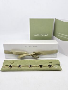 Van Cleef Vintage Alhambra Bracelet 5 Motifs